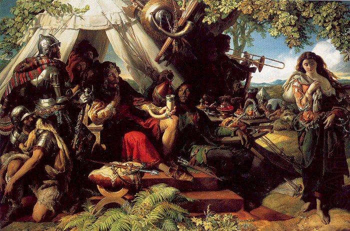 Maclise, Daniel King Cophetua and the Beggarmaid china oil painting image